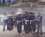 Edouard Manet The execution of Emperor Maximiliaan oil on canvas